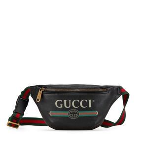 Gucci Leather Logo Belt Bag